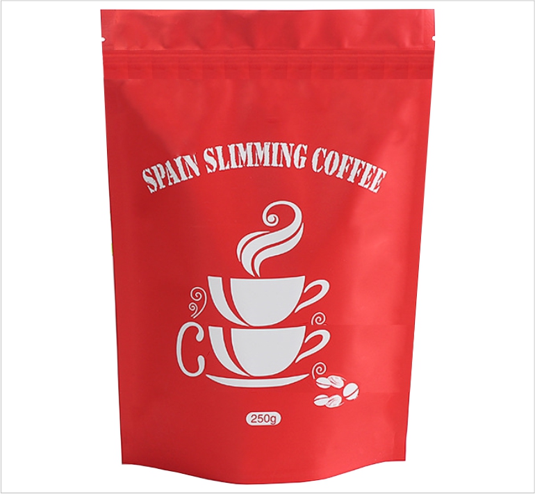 Red Color Ziplock Coffee Bags