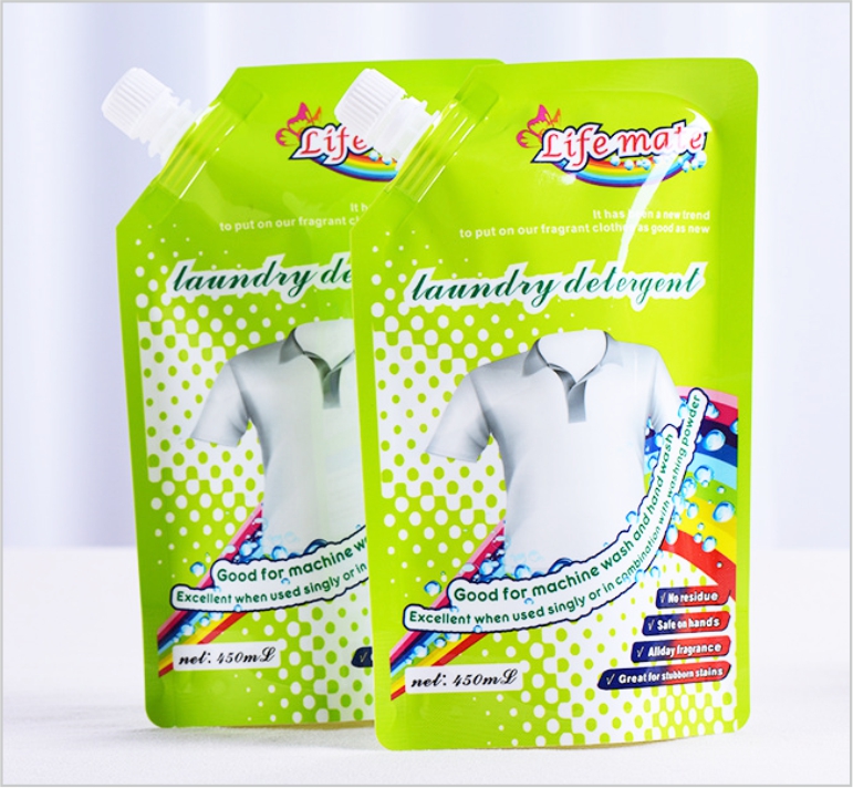 Plastic Spout Pouches With Stand Up
