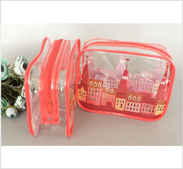 Slider Zipper PVC Makeup Bags